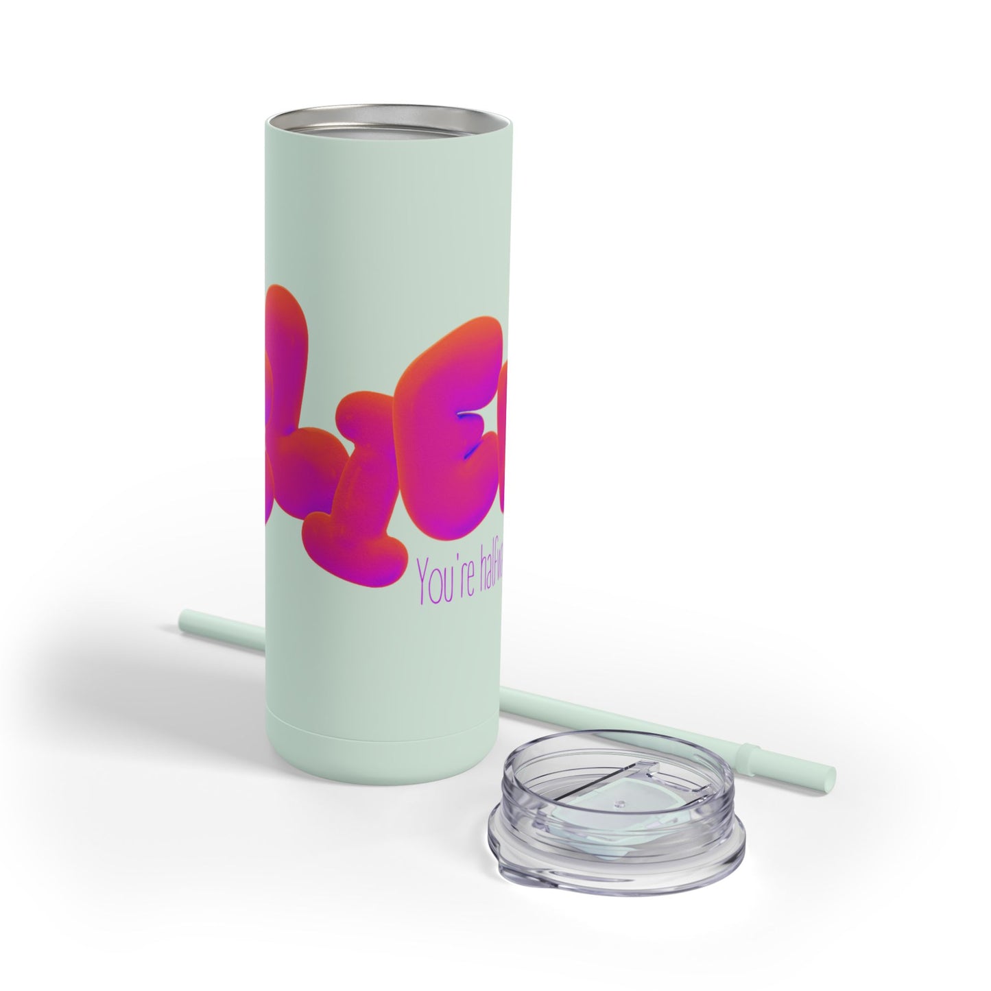 Hustle Hydration: Girl "Believe" Matte Tumbler, 20oz