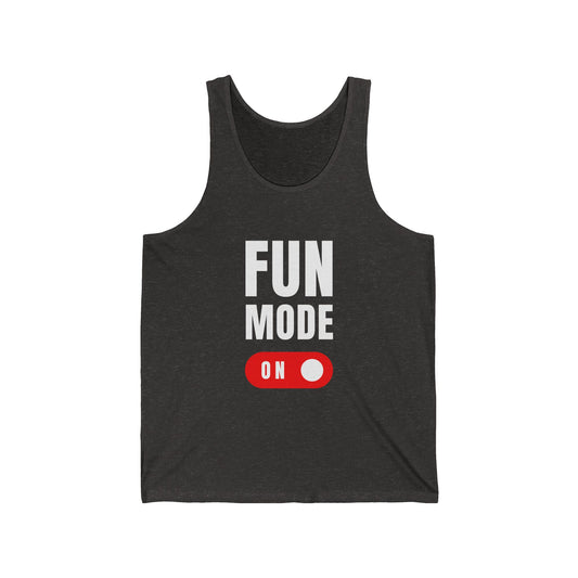 Fun Mode ON Graphic Jersey Tank