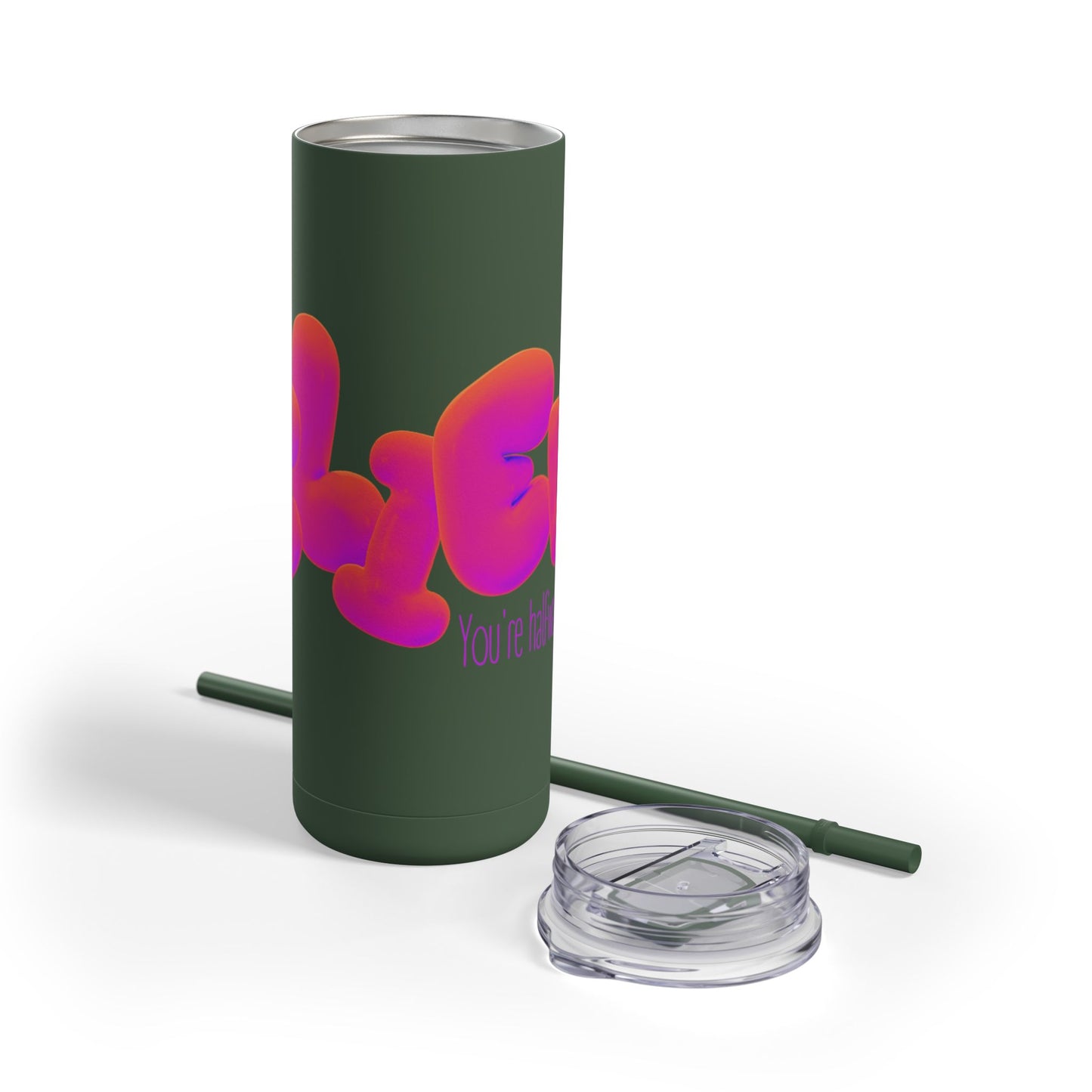 Hustle Hydration: Girl "Believe" Matte Tumbler, 20oz