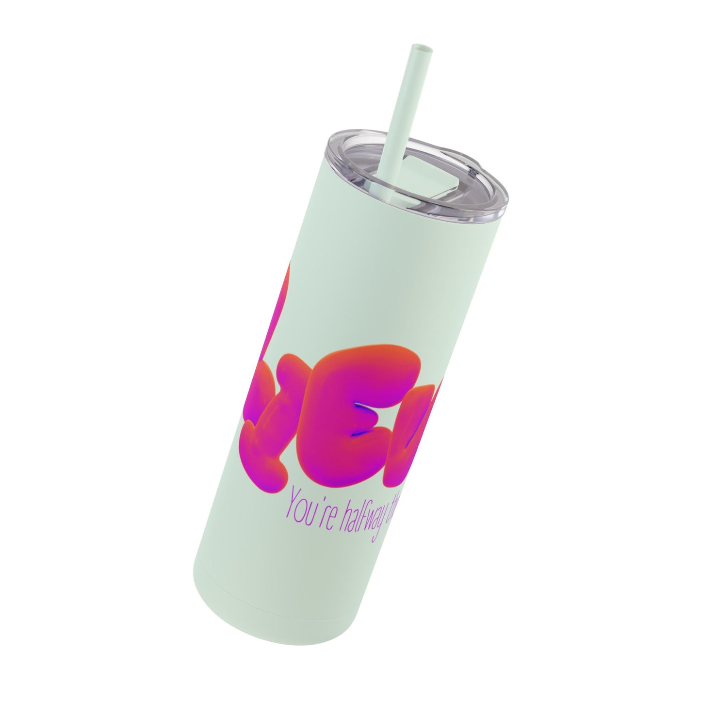 Hustle Hydration: Girl "Believe" Matte Tumbler, 20oz