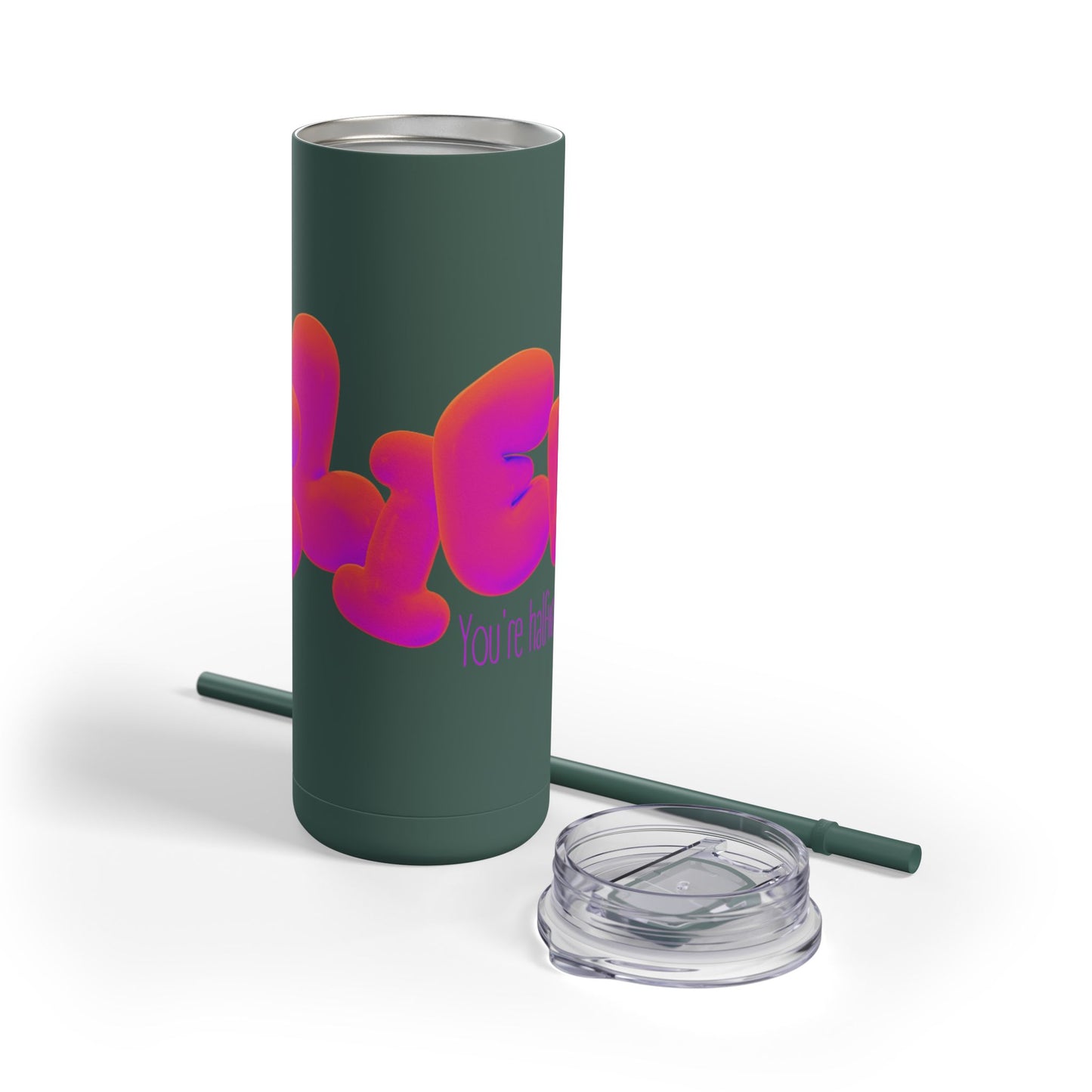 Hustle Hydration: Girl "Believe" Matte Tumbler, 20oz