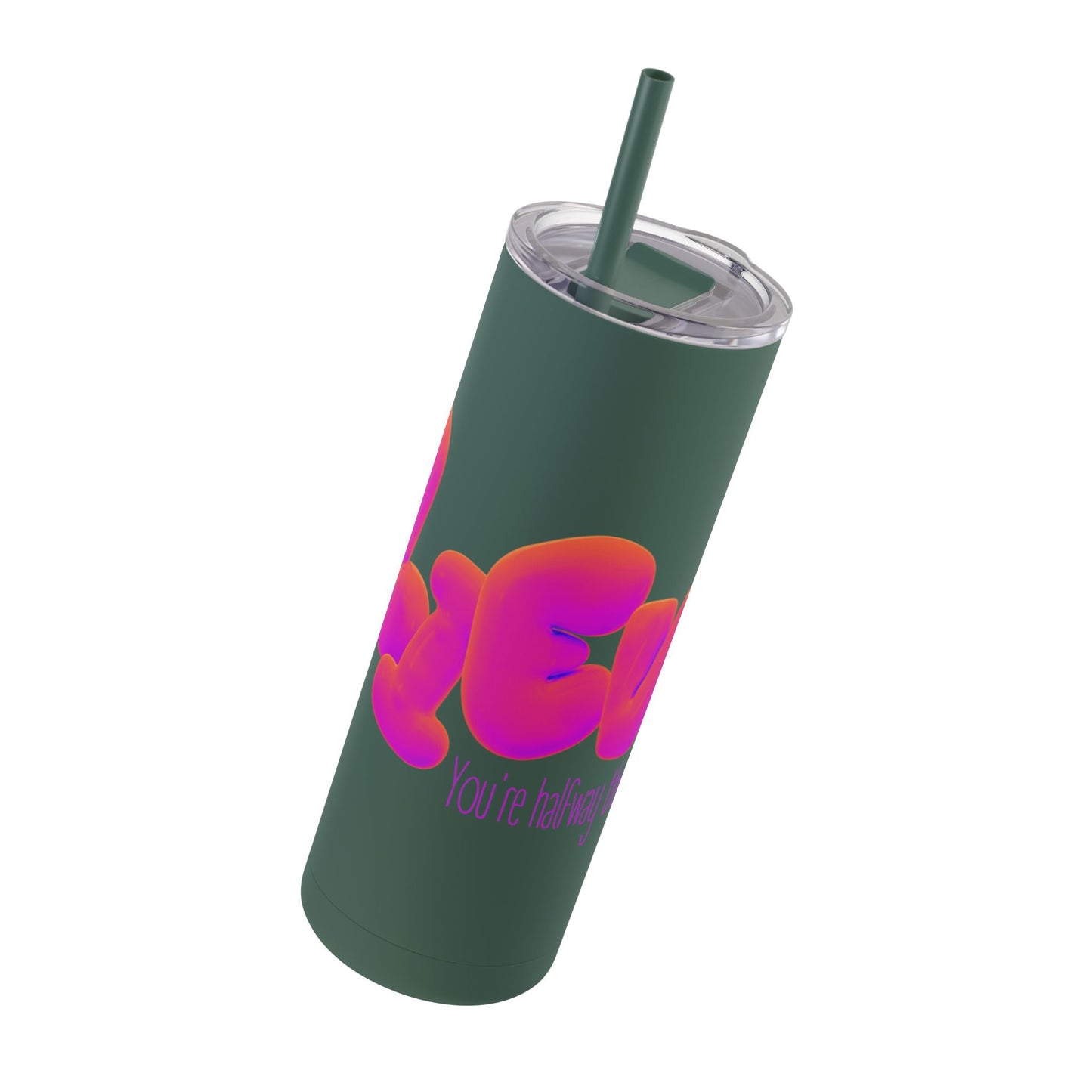 Hustle Hydration: Girl "Believe" Matte Tumbler, 20oz